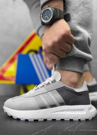 Adidas retropy grey-white к6 7-0! +