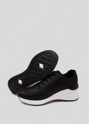 Кросівки жіночі, колір чорно-білий, 248rng02