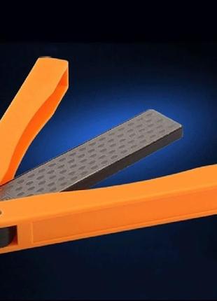 Точилка для ножей алмазная зернистость 400/600 grit. алмазная точилка для ножей 2в1