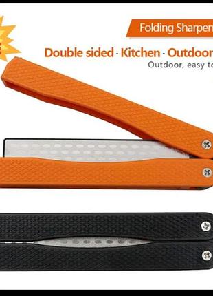 Точилка для ножей алмазная зернистость 400/600 grit. алмазная точилка для ножей 2в1