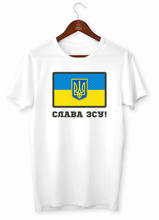 Футболка з патріотичним принтом "прапор україни. герб україни. тризуб" push it