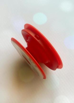 Держатель для смартфона / планшета попсокет popsocket красный :: девушка с паспортом (принт 12) 2