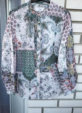 Новая фирменная хлопковая английская блуза рубашка mayfair london! оригинал