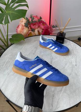 Кросівки adidas gazelle indior shoes blue hq8717