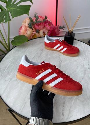 Кросівки adidas gazelle indoor shoes red