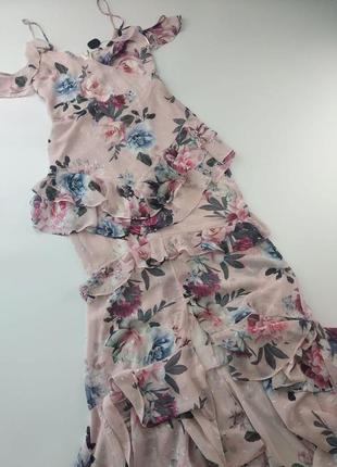 Сукня lipsy  в стилі бохо максі в квітковий принт