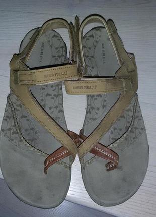 Merrel (usa) - кожаные босоножки,сандали размер 40-40 1/2 (27 см)