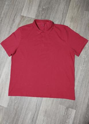 Мужская футболка / george / поло / красная футболка с воротником / мужская одежда / чоловічий одяг