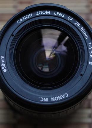 Об'єктив canon zoom lens ef 28-90 mm 1:4-5.6 iii