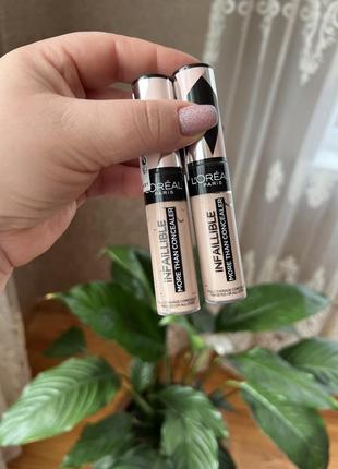 L`oréal paris infaillible more than concealer стійкий багатофункційний консилер для обличчя