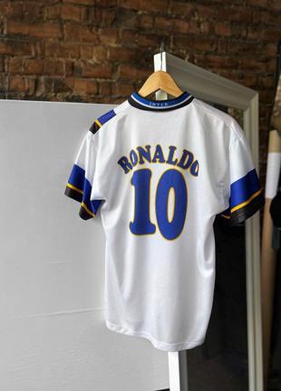 Inter firelli men’s vintage ronaldo 10 inter milan 90s soccer jersey shirt y2k вінтажна, футбольна футболка, джерсі