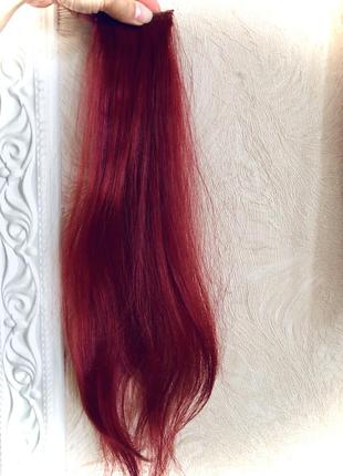 Волосся пасма треси червоні