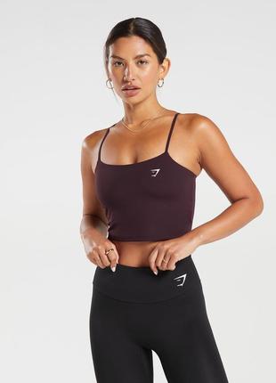 Спортивный топ брендовая базовая одежда для спорта спорт фиолетовый темный