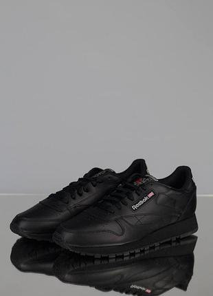 Reebok classic black leather