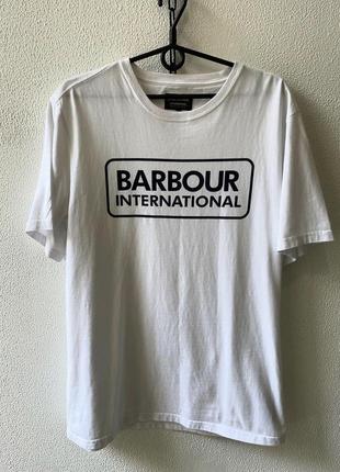 Оригинал футболка barbour 🔥