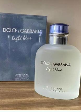 Dolce gabbana light blue pour homme туалетна вода 125 ml дольче габбана лайт блю пур гом чоловічі