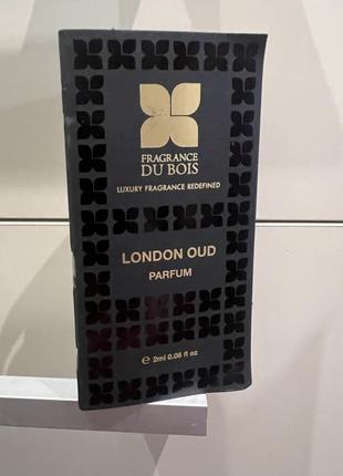 Пробник парфуми ніша fragrance du bois london oud 2 мл