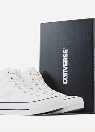 Кеди converse hight x chuck taylor platform white ⚡️