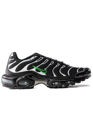 Nike air max tn plus black silver green