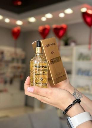 Ампульная сироватка для обличчя з золотом medi-peel luxury 24k gold ampoule 100 мл