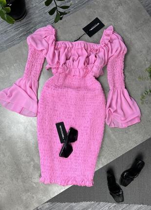 Невероятное розовое платье plt