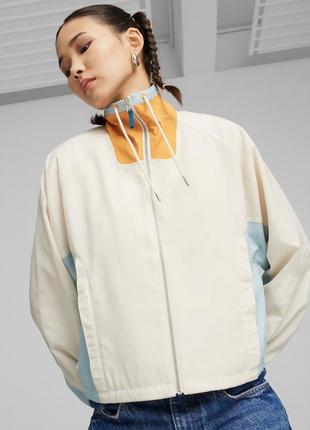 Relaxed woven women's jacket puma