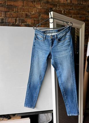 Guess jeanology eco tech women’s blue ultra skinny low jegging jeans женские джинсы, скинни, стрейчовые