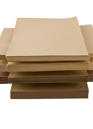 Защитная бумага крафт как обертка для предметов в листах а5 (148х210мм), плотность 90 г/м2, 250 шт