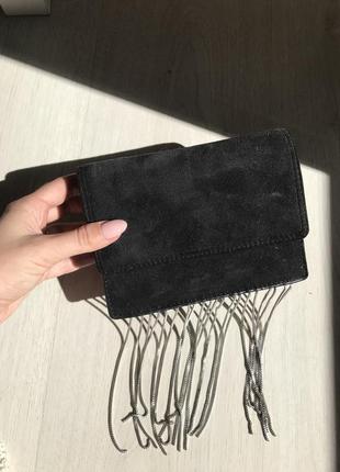 Сумочка клатч замша pull&amp;bear