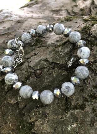 Браслет женский из агата