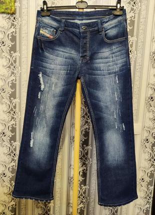 Diesel брендовые мужские джинсы размер 32 выполнены в имталии