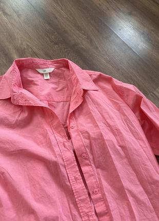 Рожево-персикова сорочка h&m