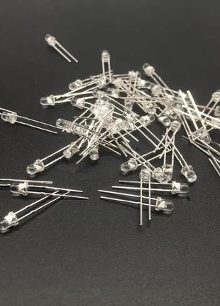 Светодиоды (светодиоды) яркие белые 3 вольт.