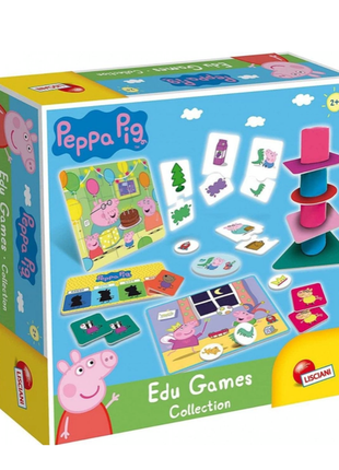 Набор настольных игр lisciani peppa pig educational games collection