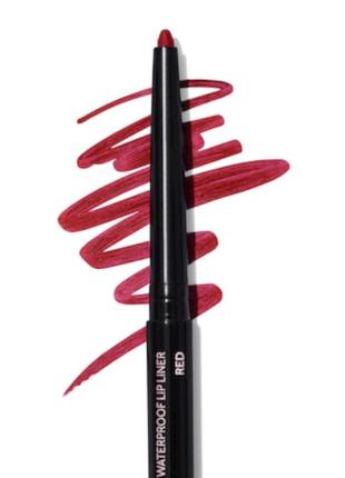 Водостійкий олівець-лайнер для губ червоний (матовий)