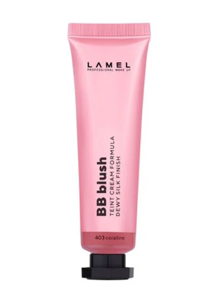 Кремовые румяна для лица lamel make up bb blush 403, 10 мл