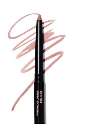 Водостійкий олівець-лайнер для губ рожевий нюд (матовий)