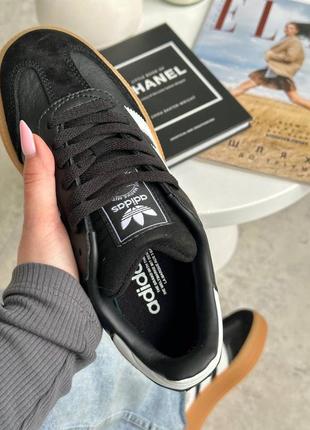 adidas samba xlg black white gum platform 2480 163597011