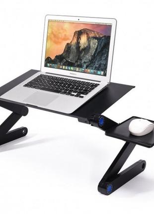 Столик для ноутбука з охолодженням laptop table t8 pro_599