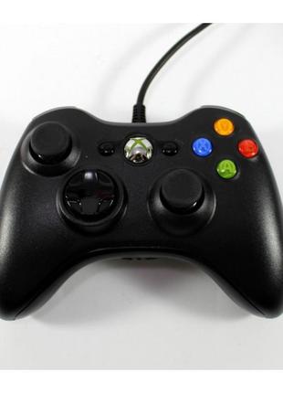 Дротовий джойстик для xbox 360 чорний pro_519