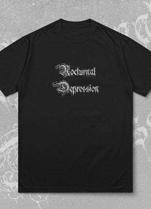 Nocturnal depression футболка, nocturnal depression t-shirt, dsbm