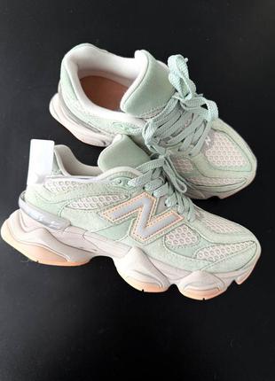 New balance 9060 the whitaker group missing pieces silver moss green