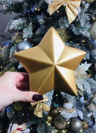Статуетка зірка ⭐️ золото Різдво новий рік 🎄