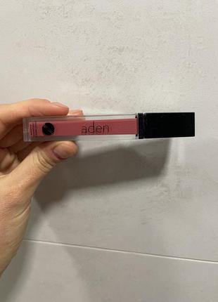 Помада матовая для губ aden tattoo effect lipstick, 02 sweet biscuit, 7 мл