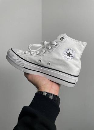 Кеди високі converse hight x chuck taylor platform white