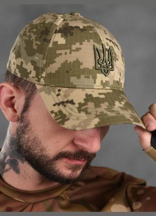 Тактическая кепка бейсболка военная пиксель patriot с липучкой