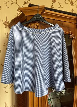 Спідниця юбка коротка міні жіноча у дрібну клітинку шкільний стиль