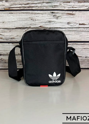 Барсетка adidas/ чоловіча сумка адидас / сумка adidas чорного кольору