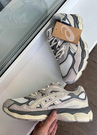 Asics gel-nyc cream oyster grey 8