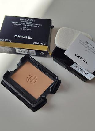 Chanel mat lumiere spf10 пудра №80 contour